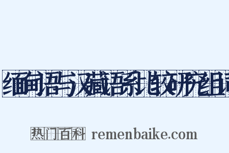 缅甸语与汉藏语系比较研究组词是什么意思的图片